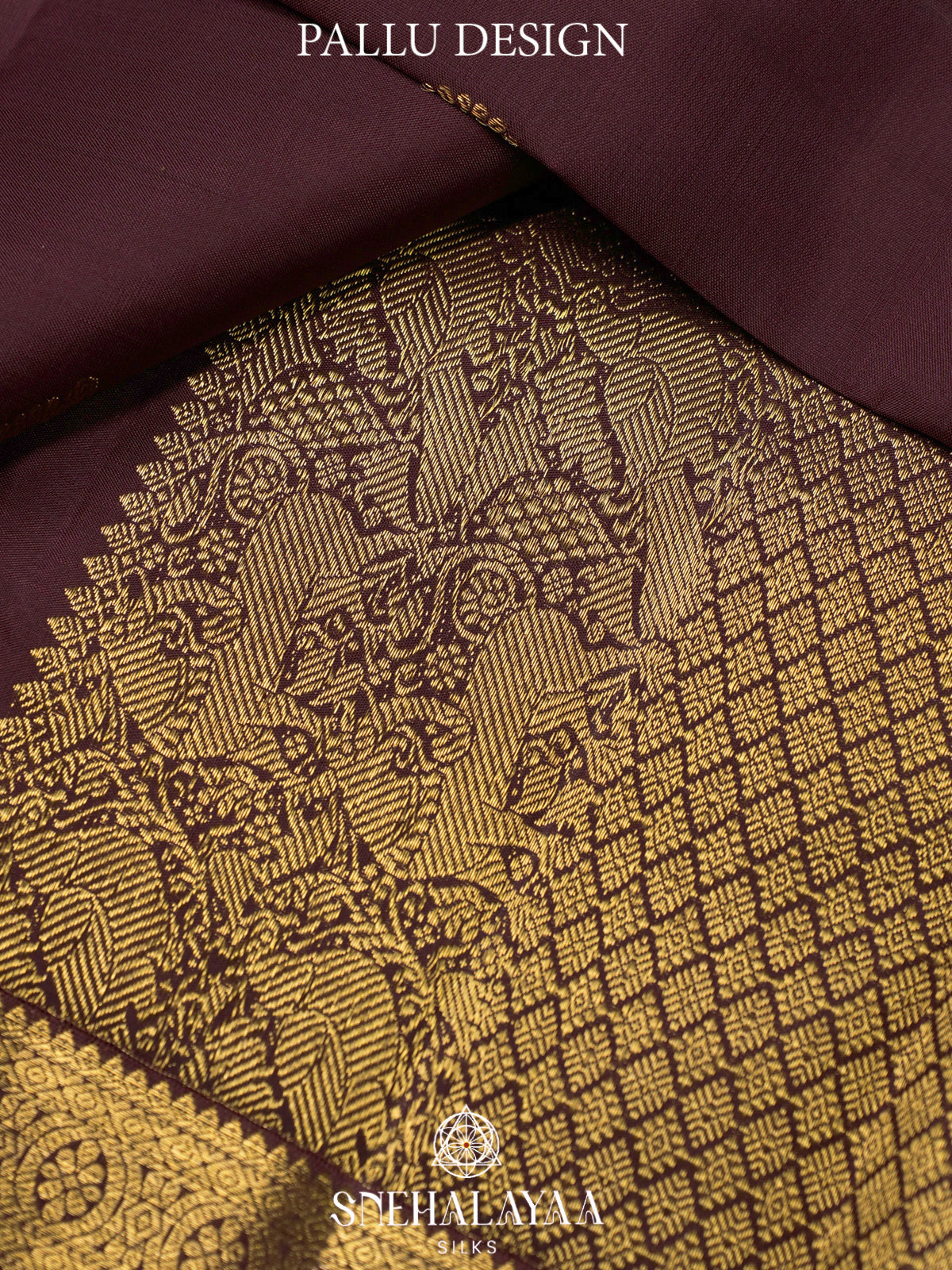 Coffee Brown Kanjivaram Silk Saree