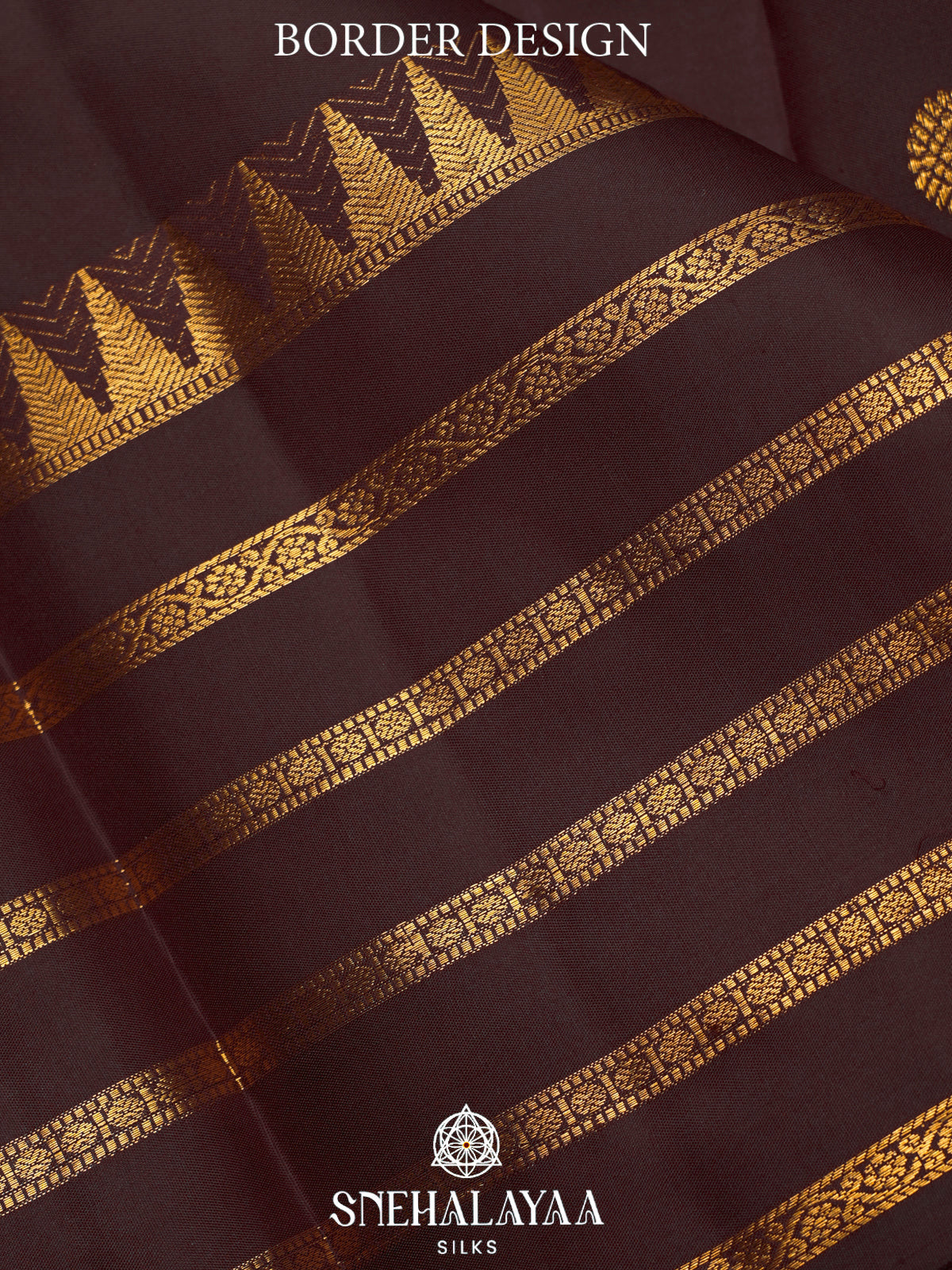 Coffee Brown Kanjivaram Silk Saree