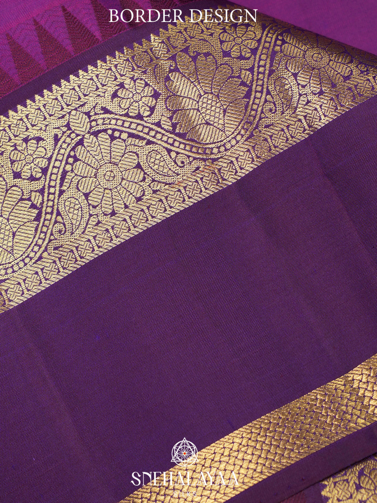 Magenta Kanjivaram Silk Saree