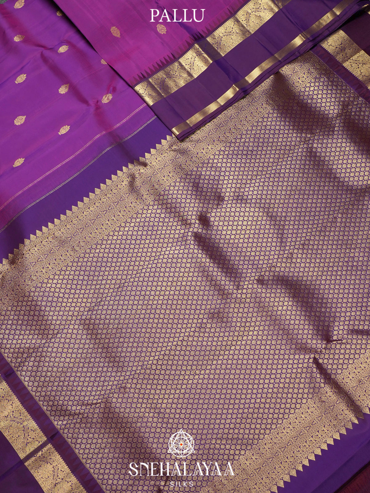 Magenta Kanjivaram Silk Saree