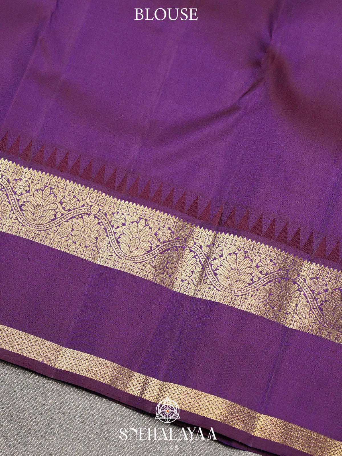 Magenta Kanjivaram Silk Saree