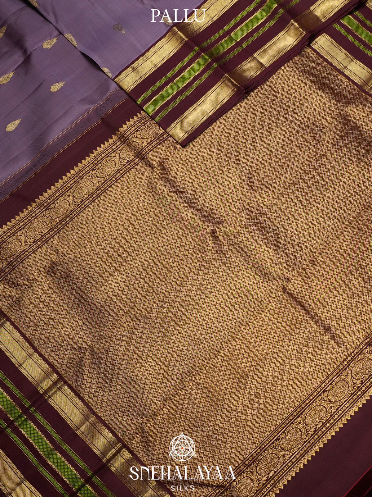 Mauve Purple Kanjivaram Silk Saree