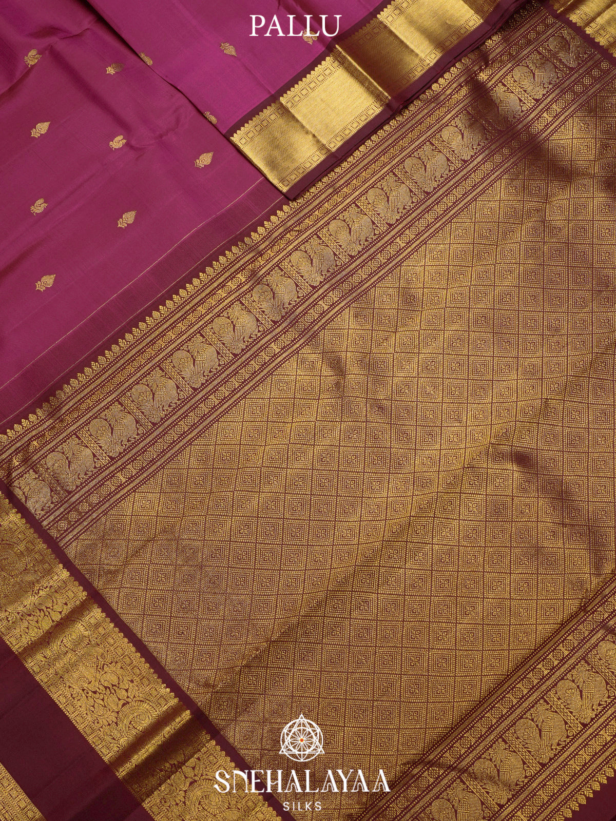 Magenta Pink Kanjivaram Silk Saree