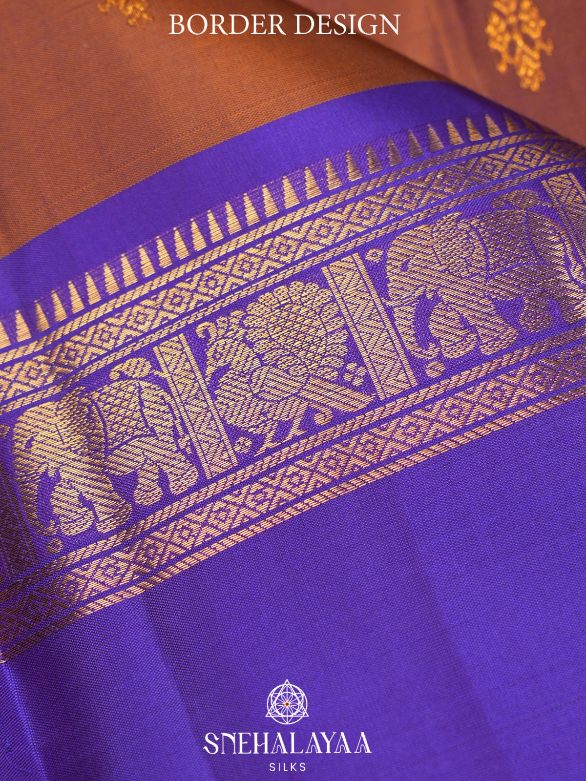 Bronze Kanjivaram Silk Saree