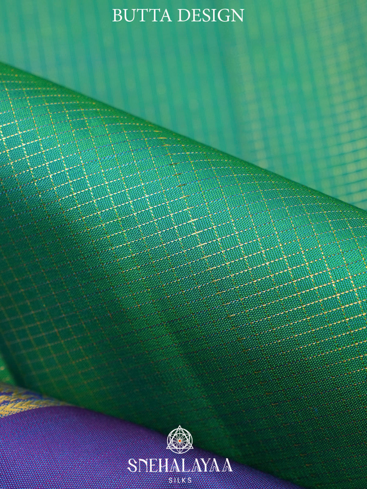 Teal Green Kanjivaram Silk Saree
