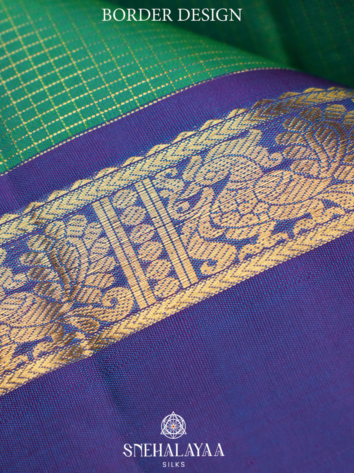 Teal Green Kanjivaram Silk Saree