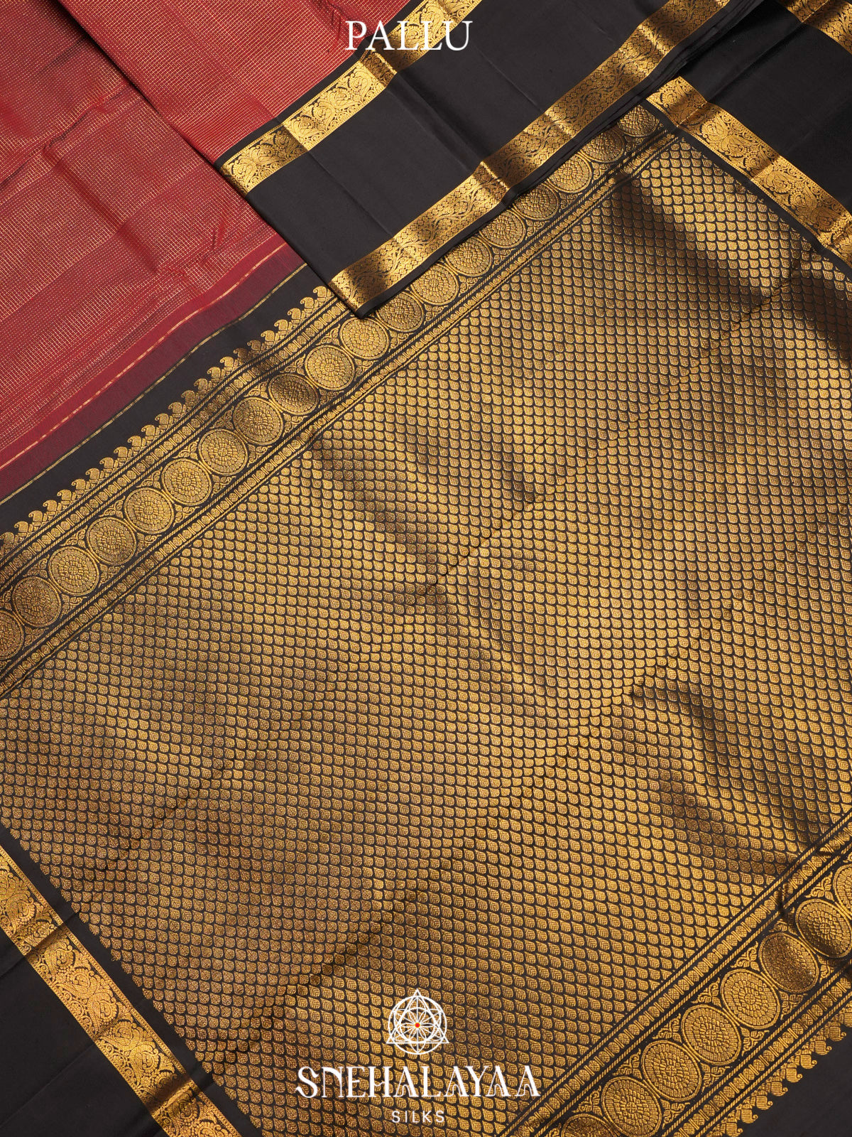 Maroon Kanjivaram Silk Saree