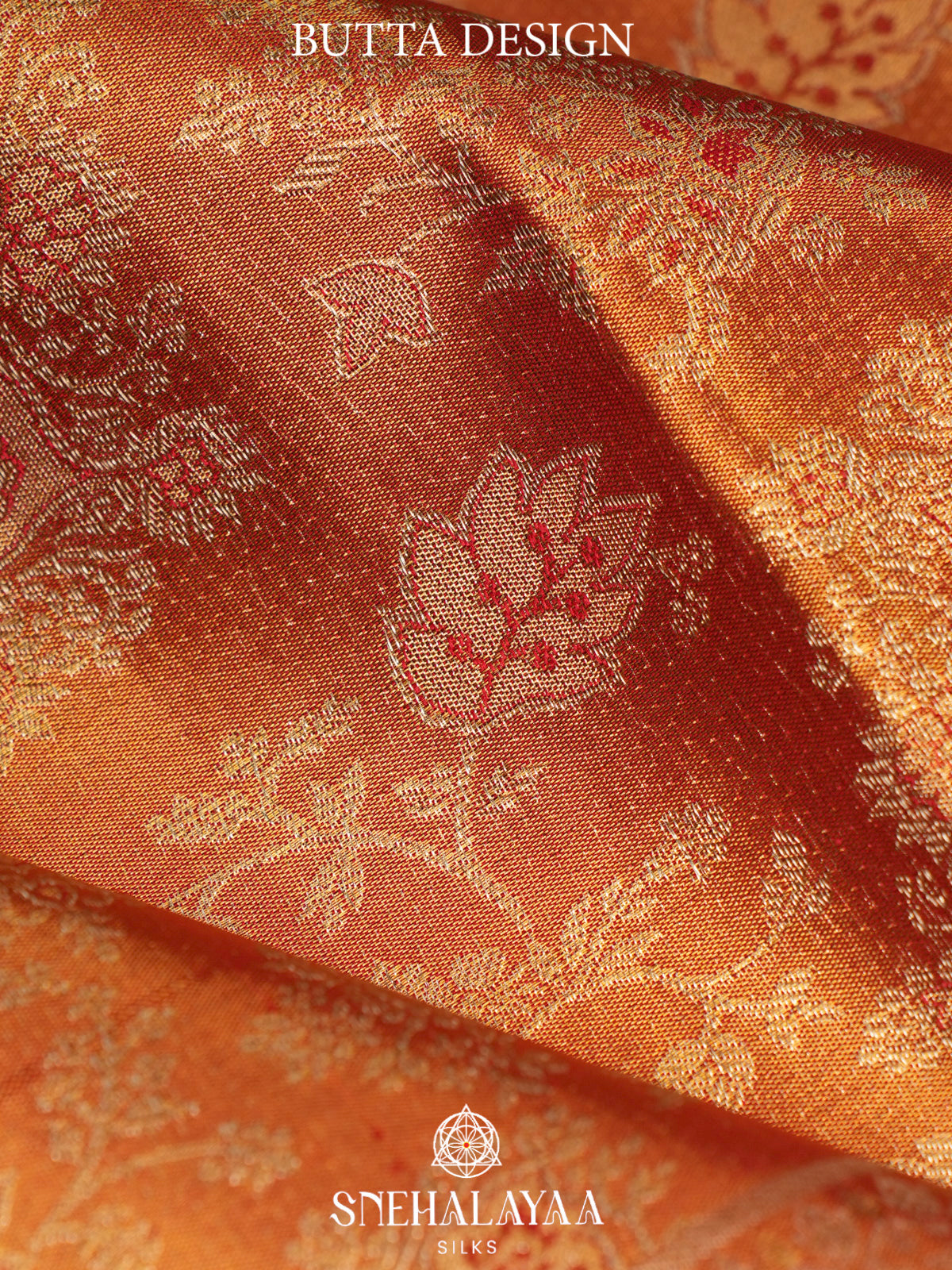 Peach Tissue Kanjivaram Silk Saree
