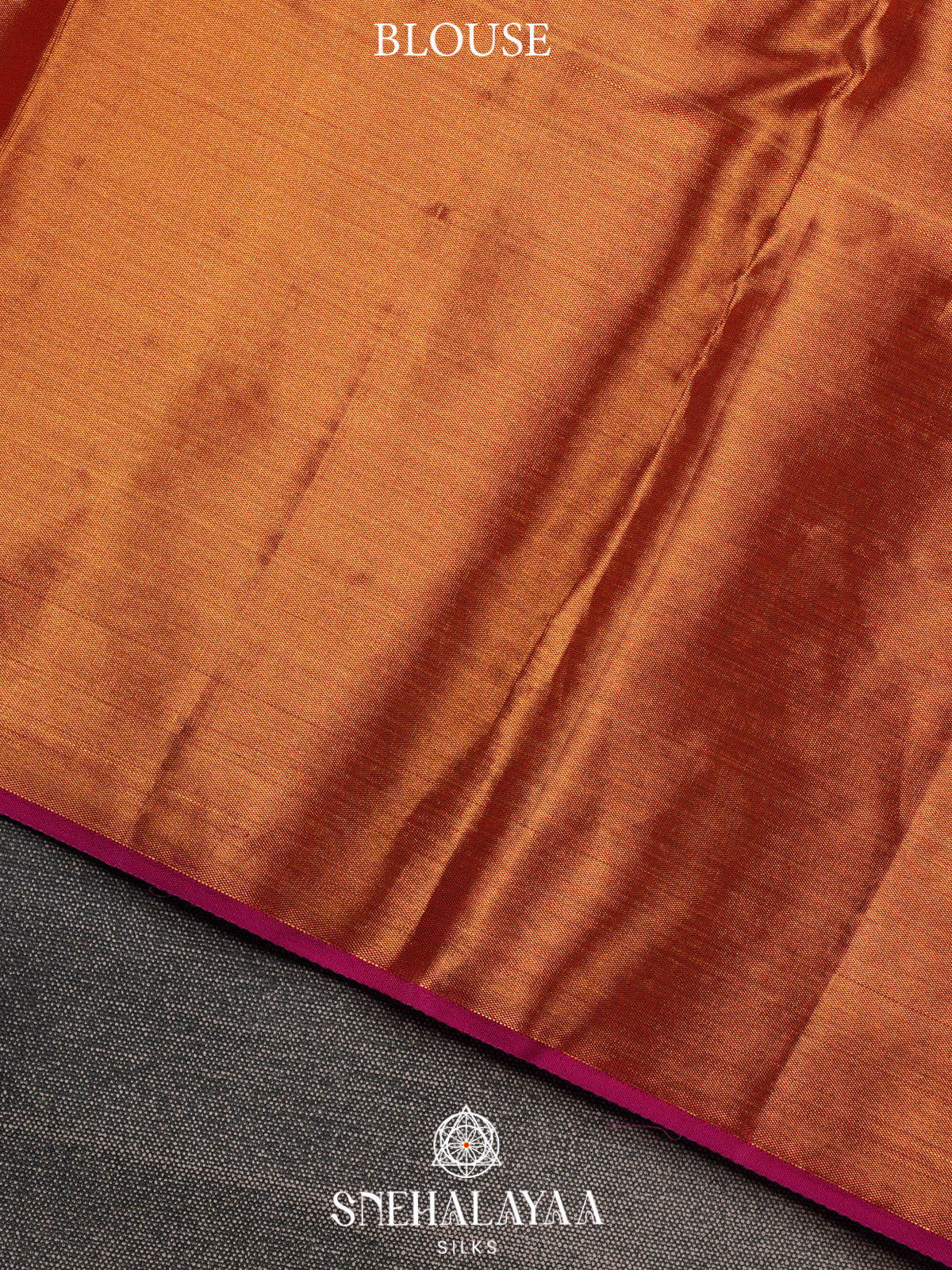 Peach Tissue Kanjivaram Silk Saree