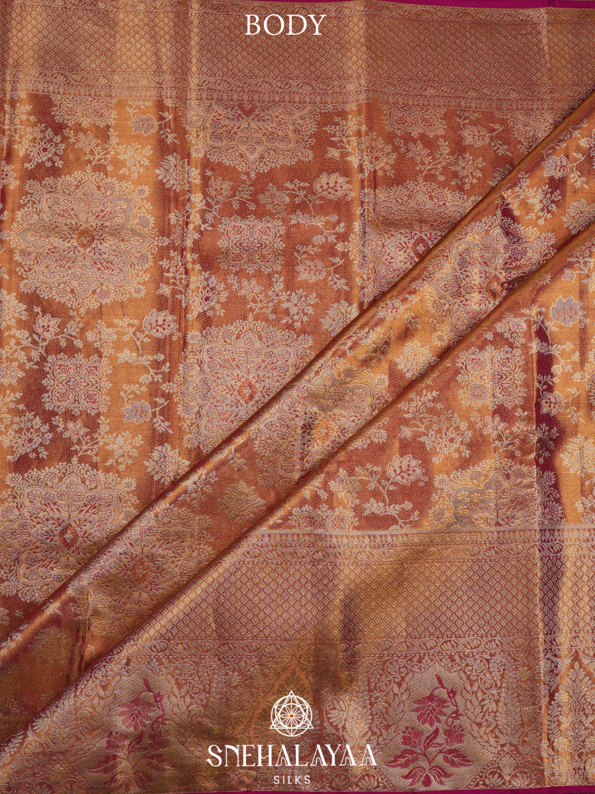 Gold Tissue Kanjivaram Silk Saree