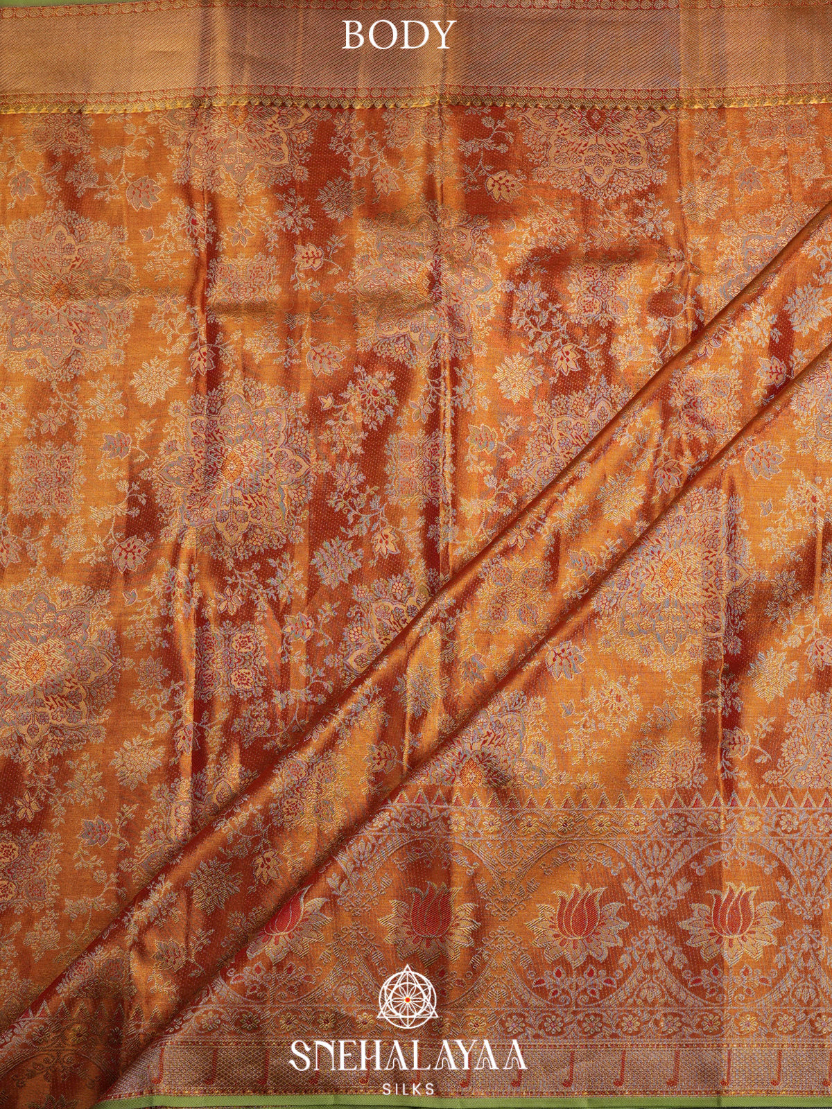 Golden Tissue Kanjivaram Silk Saree