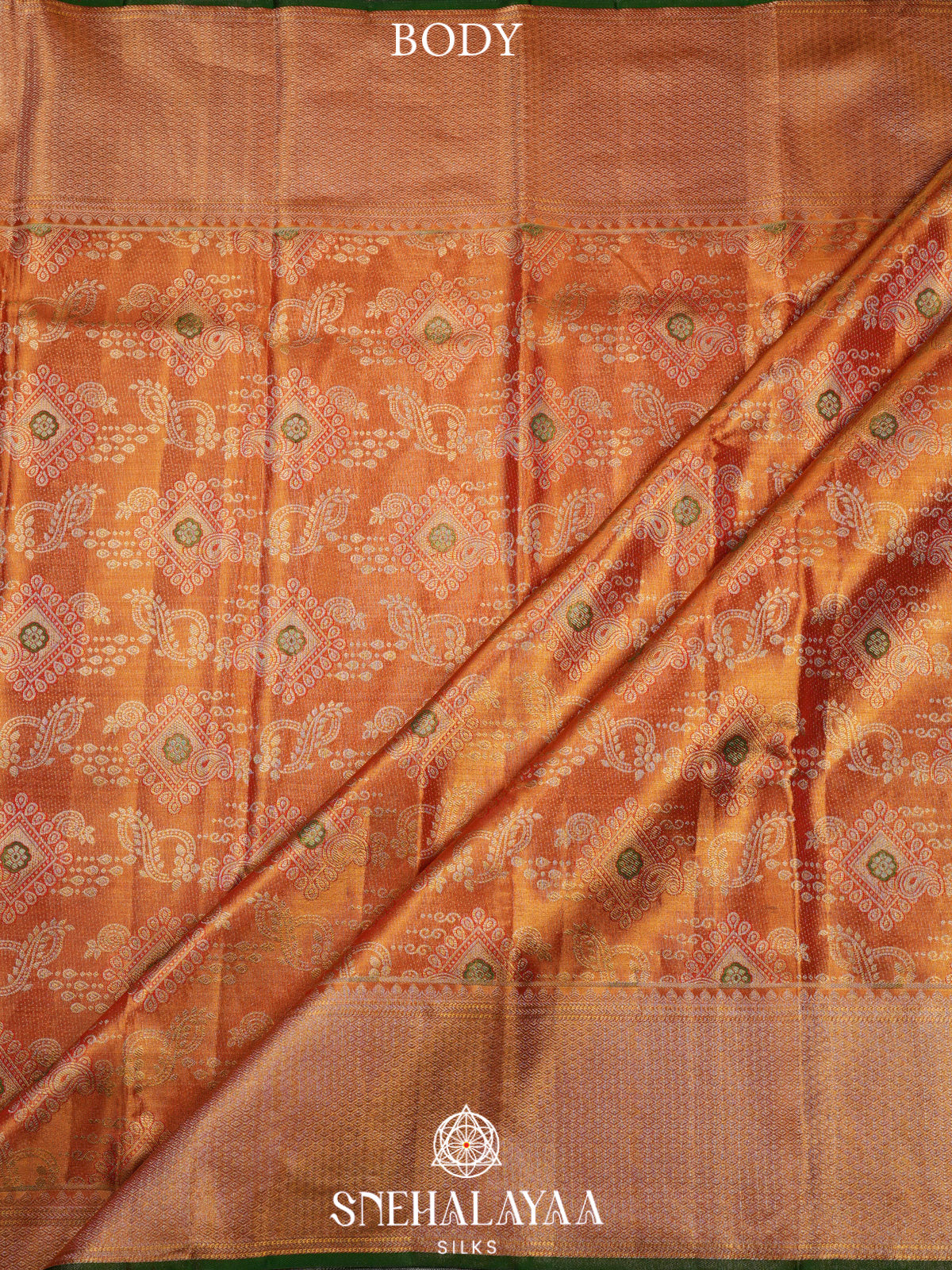 Golden Tissue Kanjivaram Silk Saree