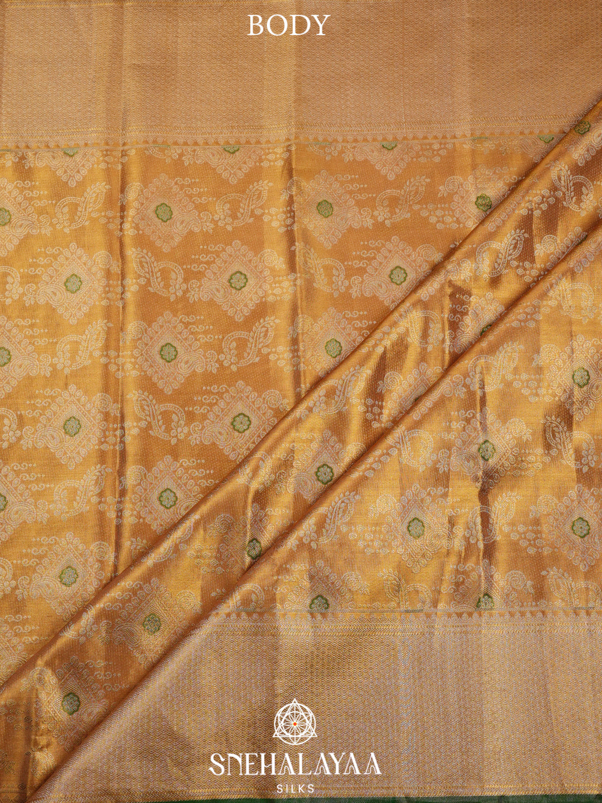 Golden Tissue Kanjivaram Silk Saree