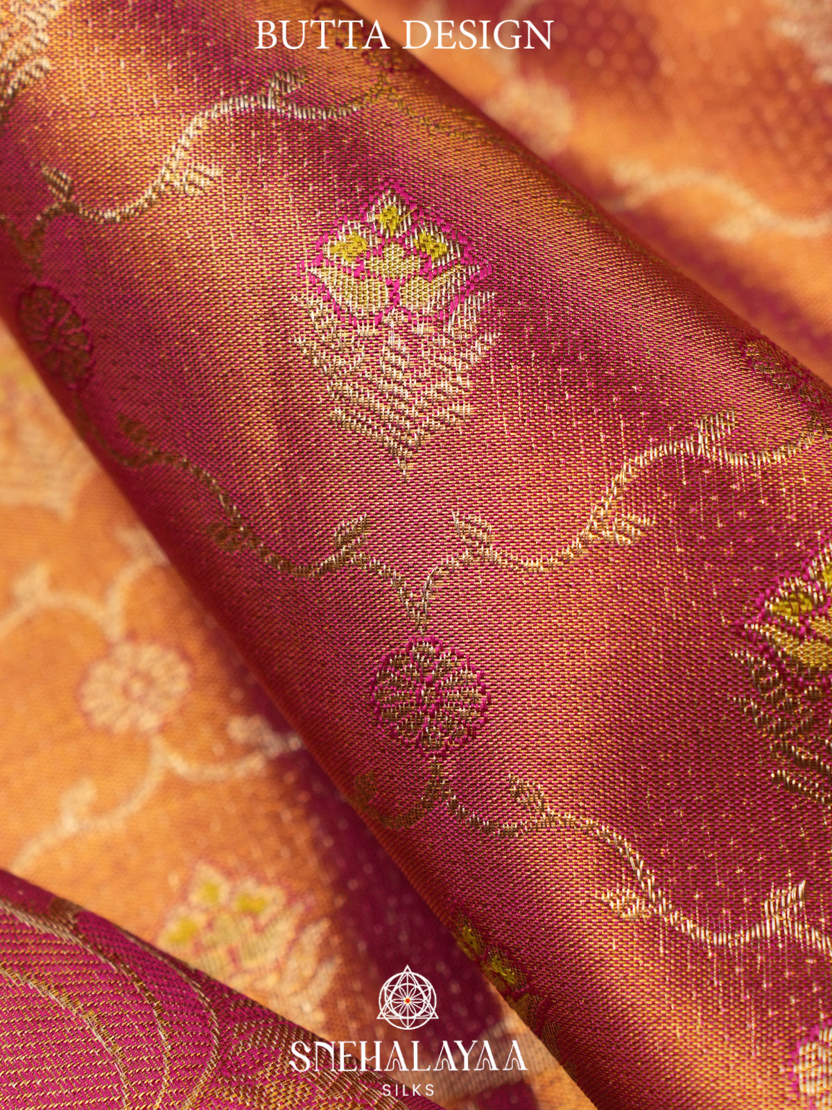 Rose Pink Tissue Kanjivaram Silk Saree