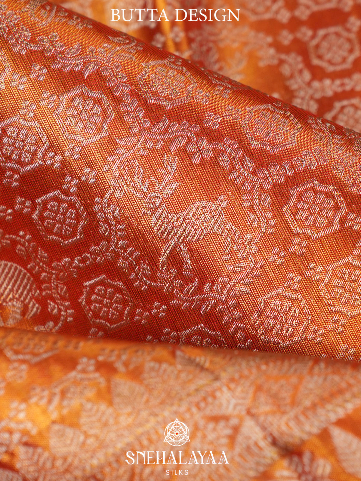 Peach Kanjivaram Silk Saree