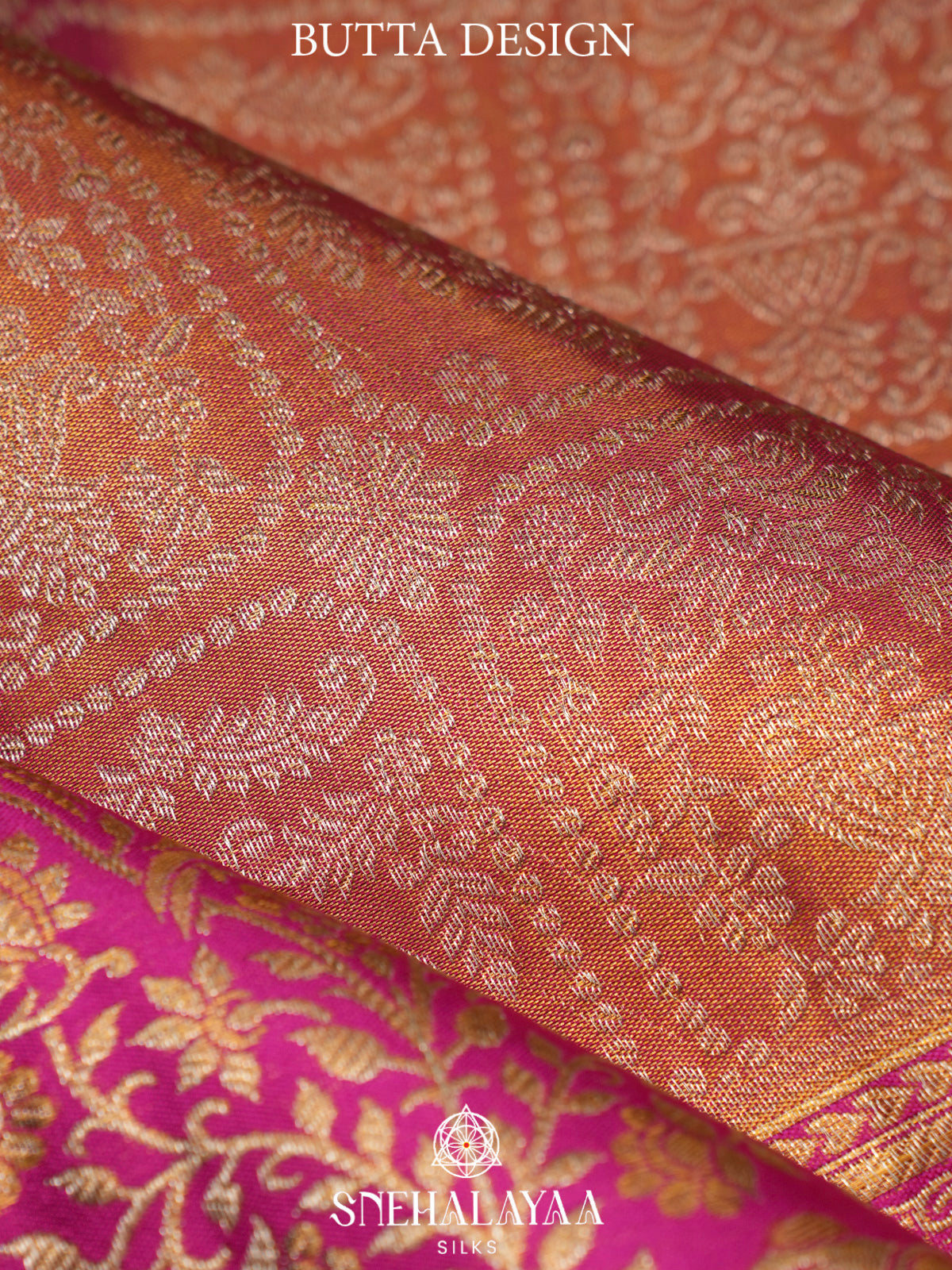 Peach Kanjivaram Silk Saree
