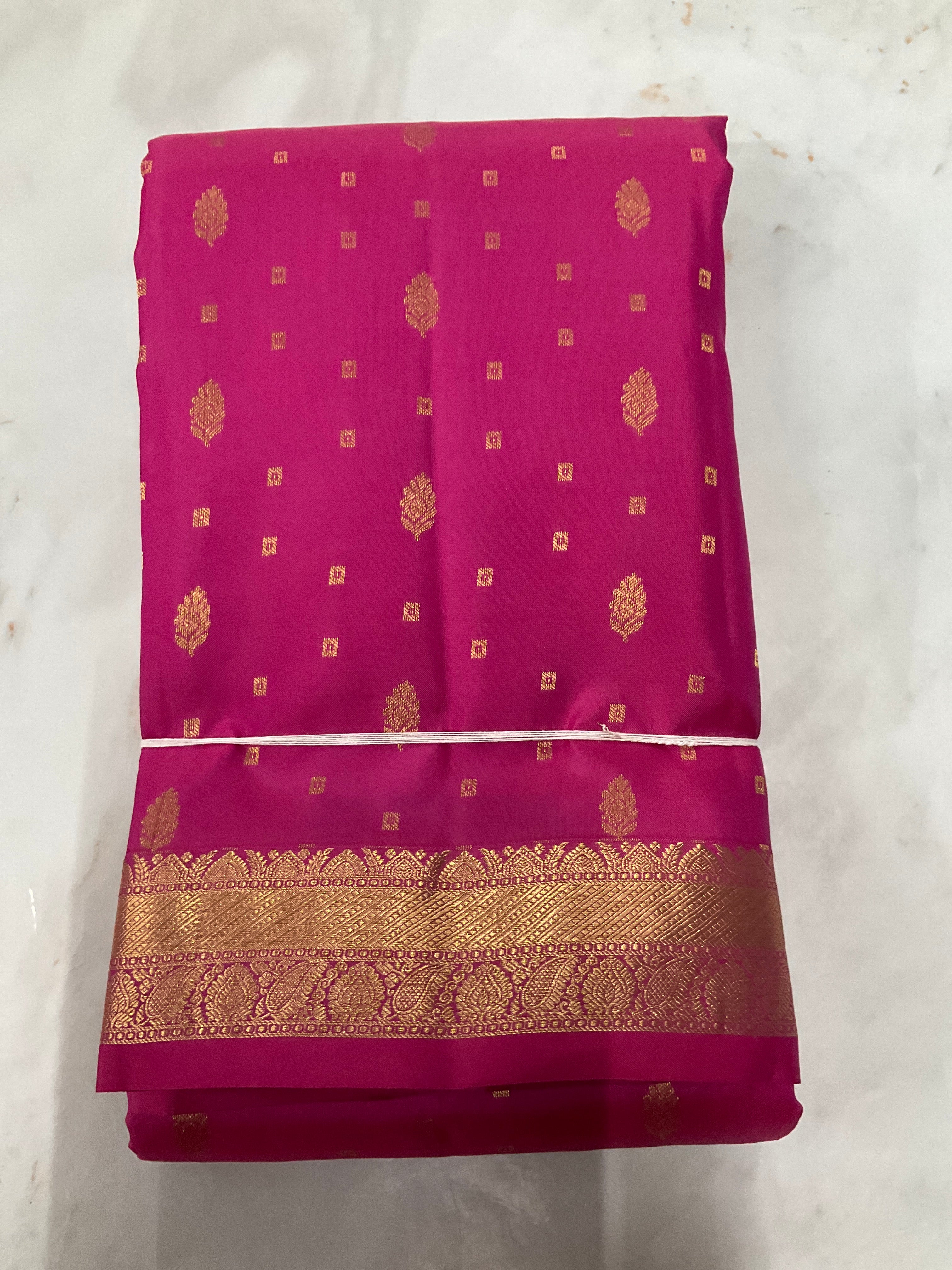 Pink Kanjivaram Silk Saree