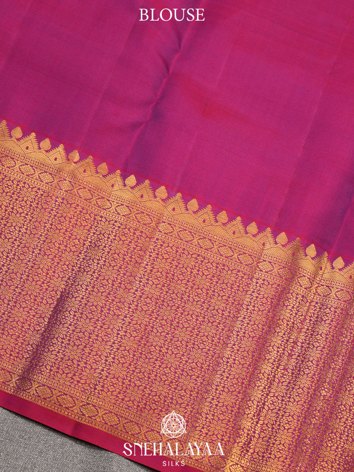 Forest Green Kanjivaram Silk Saree