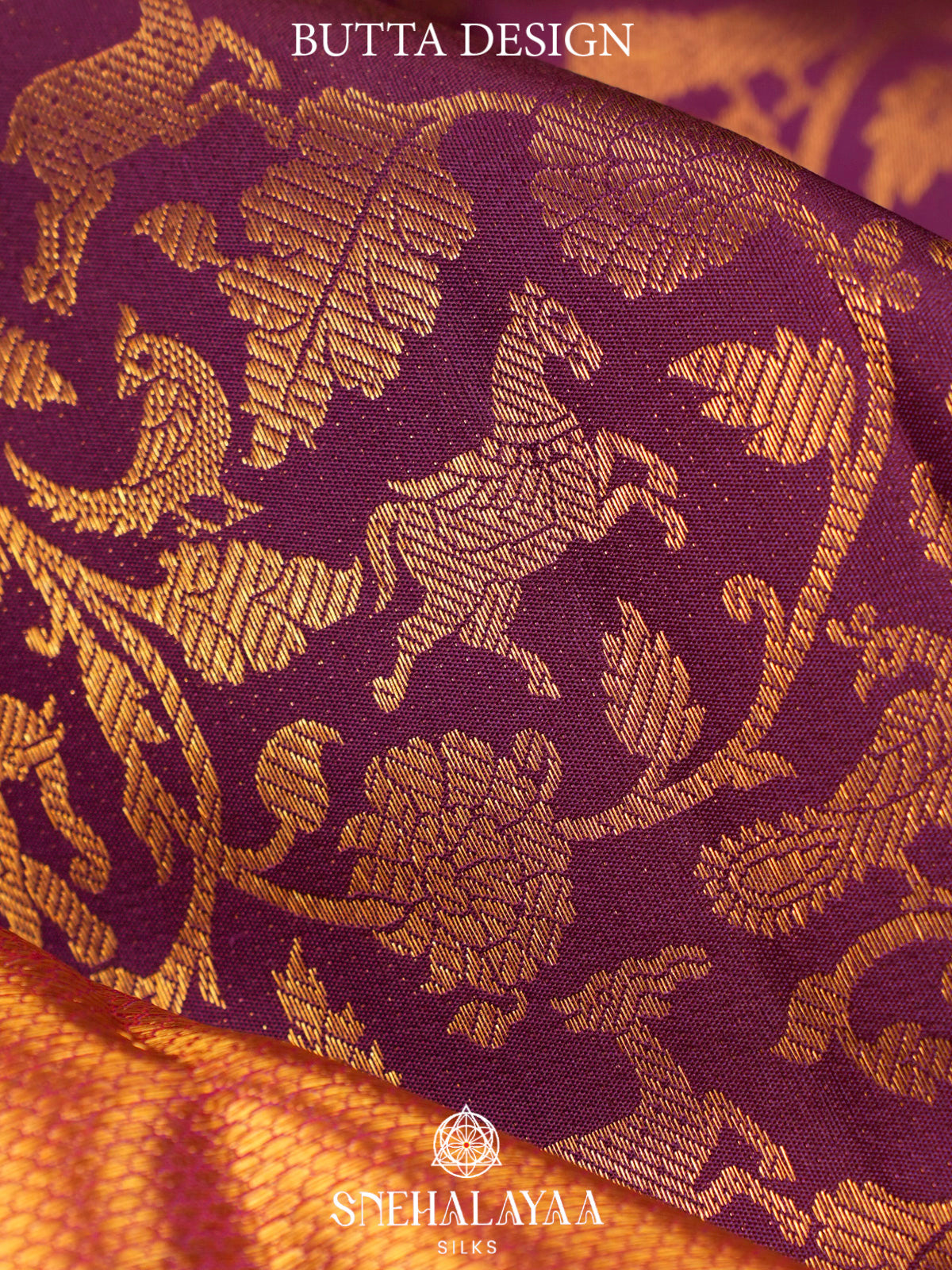 Wine Kanjivaram Silk Saree