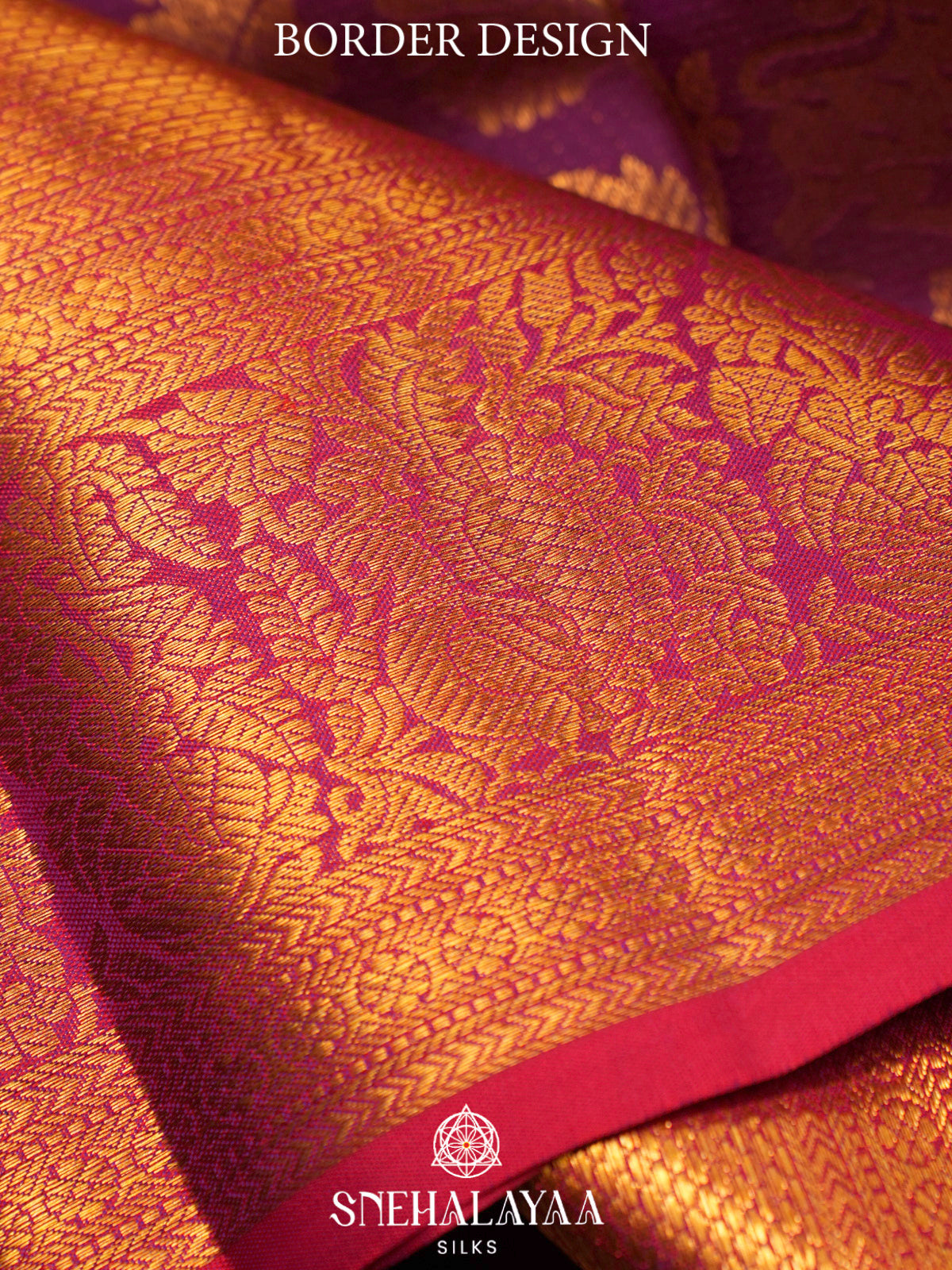 Wine Kanjivaram Silk Saree