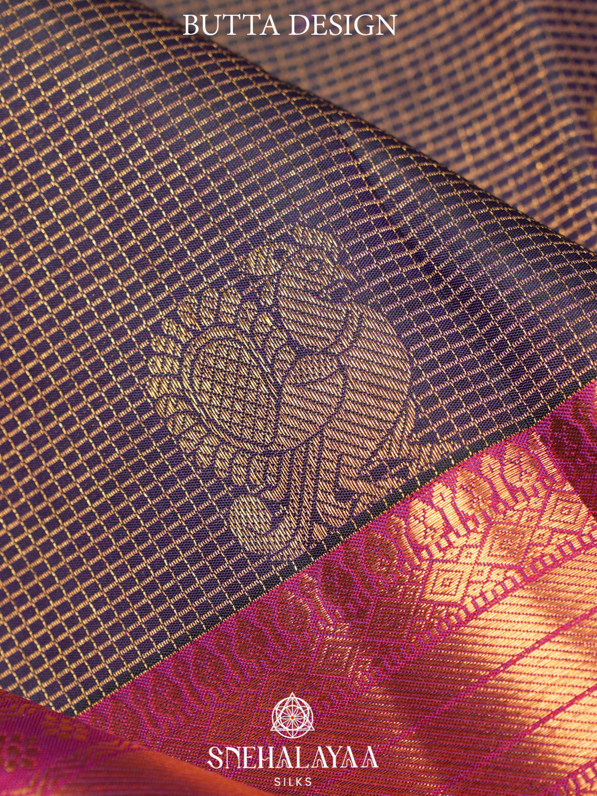 Purple Kanjivaram Silk Saree