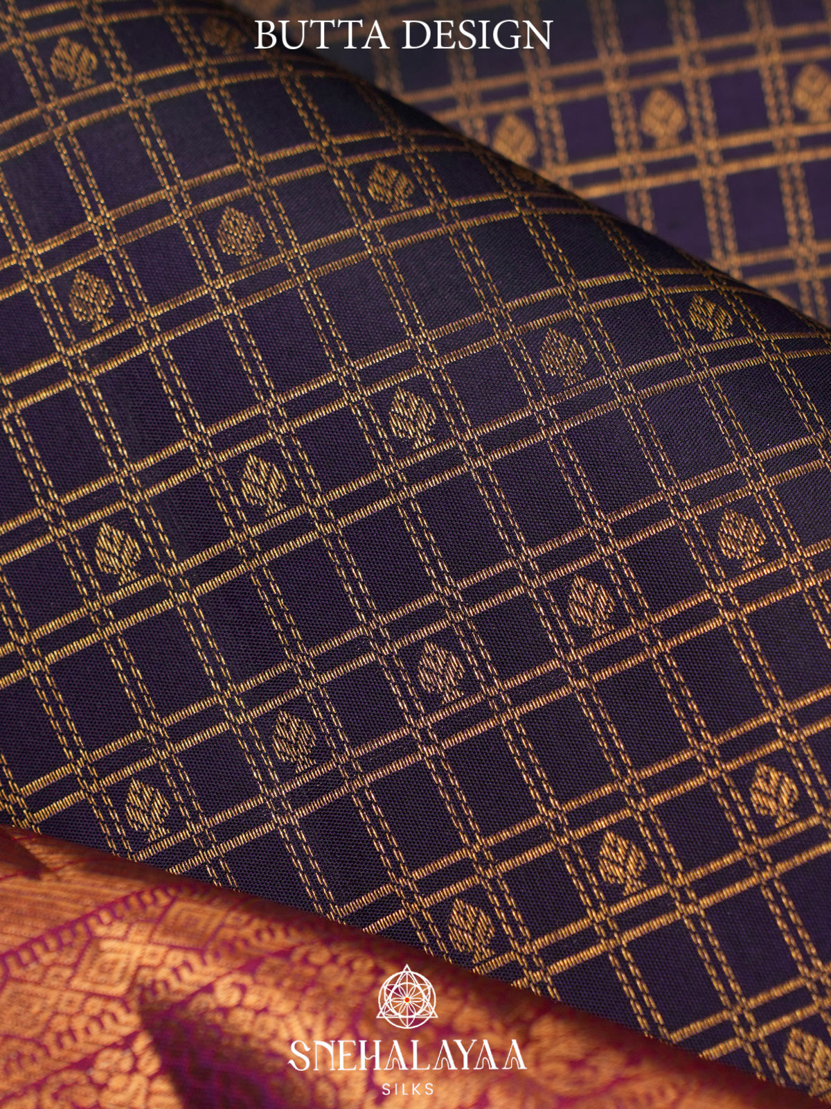 Purple Kanjivaram Silk Saree