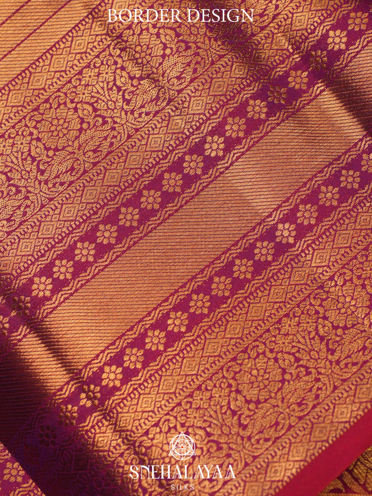 Purple Kanjivaram Silk Saree