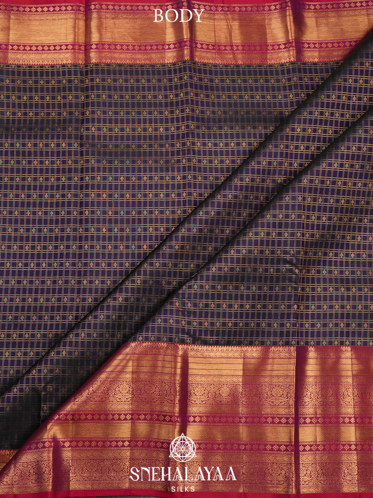 Purple Kanjivaram Silk Saree