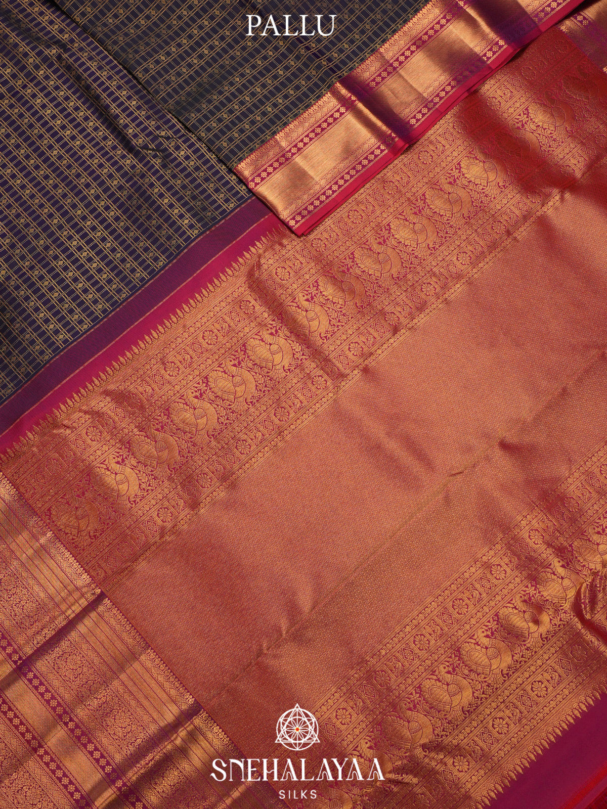 Purple Kanjivaram Silk Saree