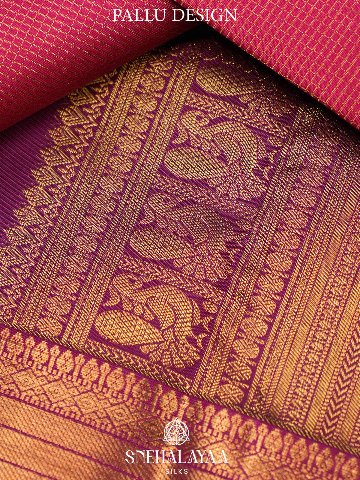 Pink Kanjivaram Silk Saree