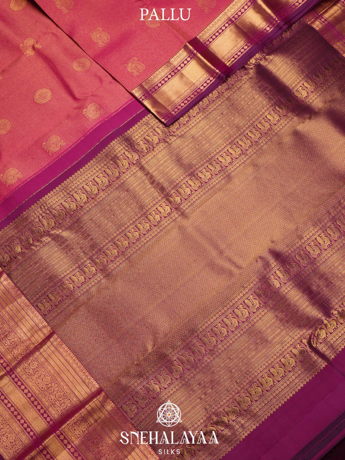 Pink Kanjivaram Silk Saree