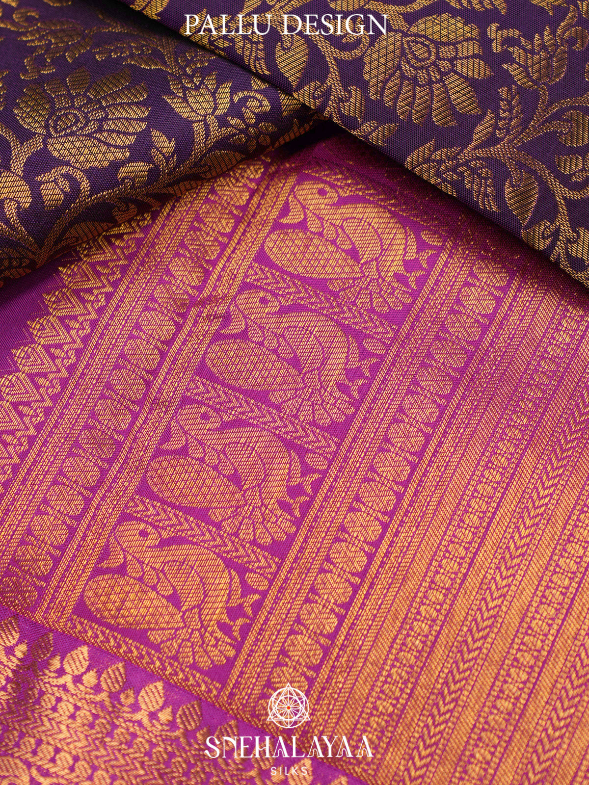 Burgundy Kanjivaram Silk Saree