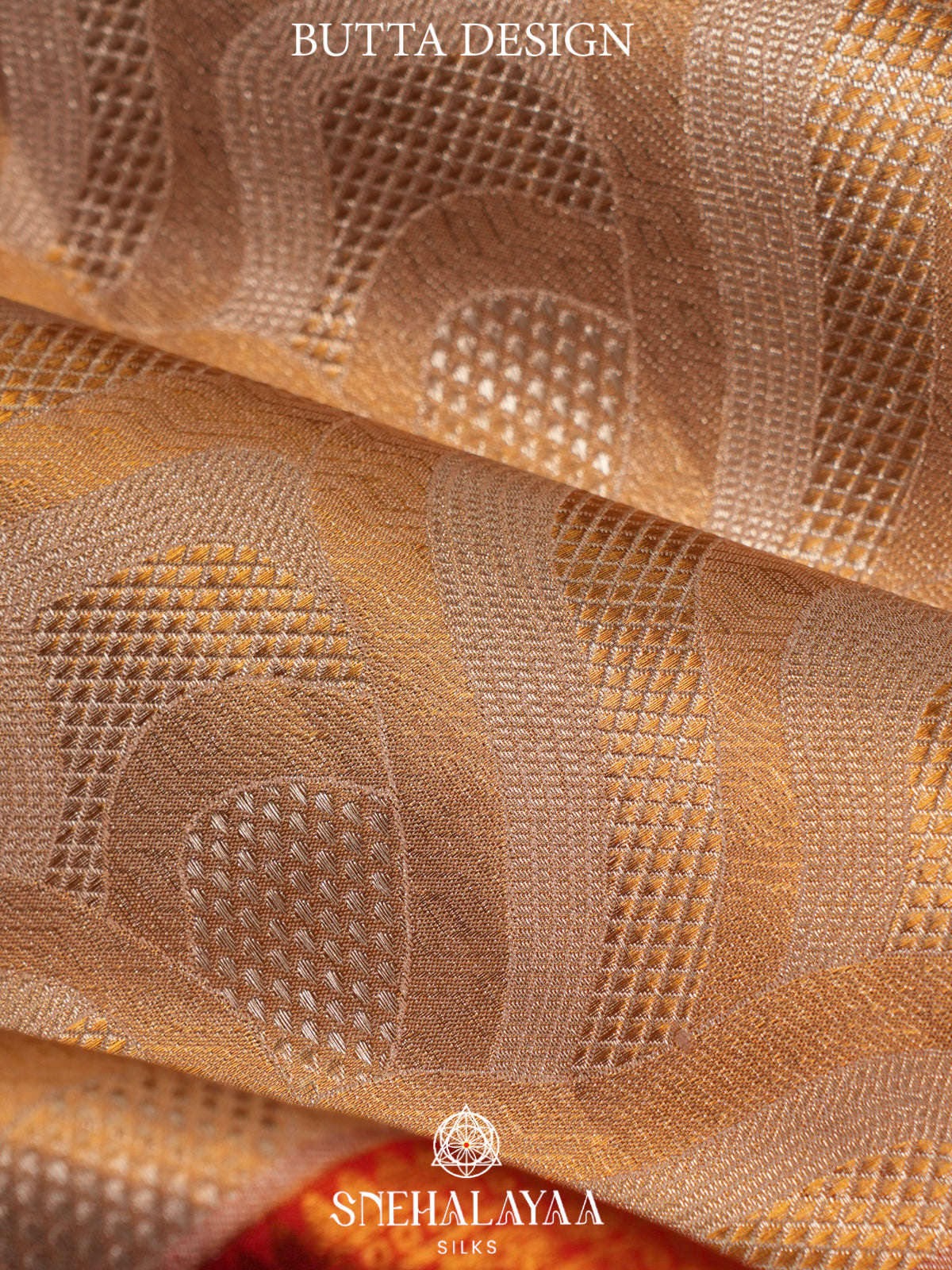 Gold Kanjivaram Silk Saree