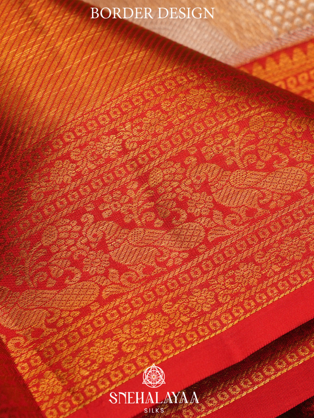 Gold Kanjivaram Silk Saree