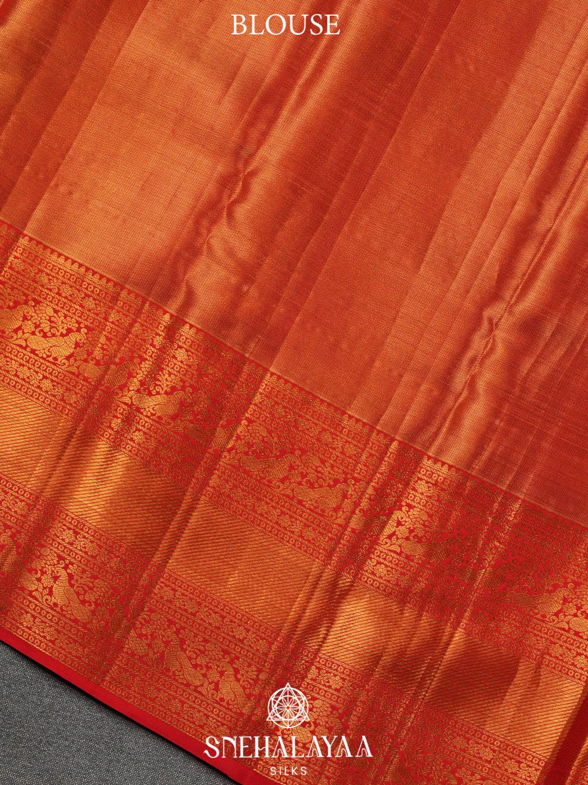 Gold Kanjivaram Silk Saree