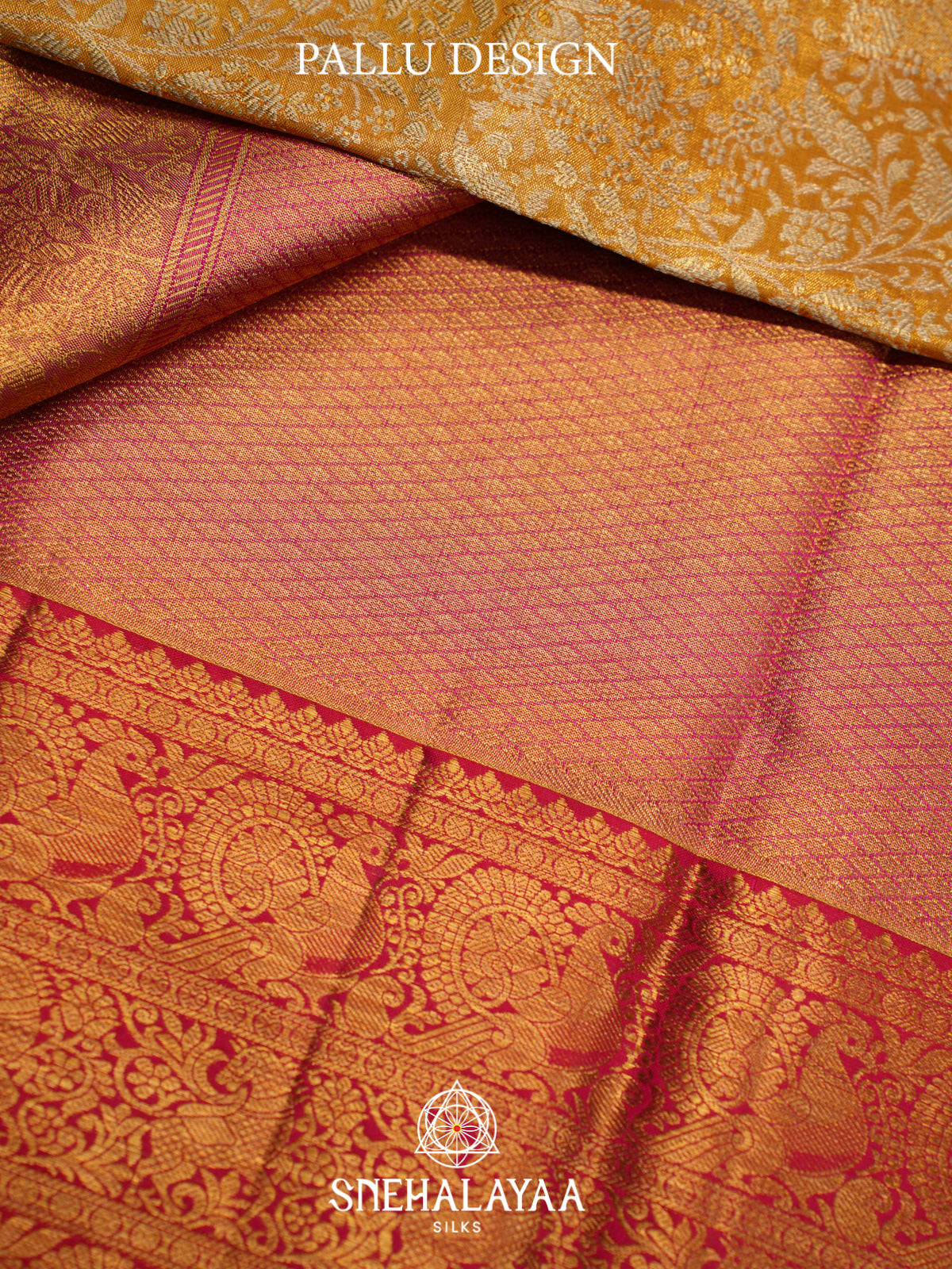 Yellow Kanjivaram Silk Saree