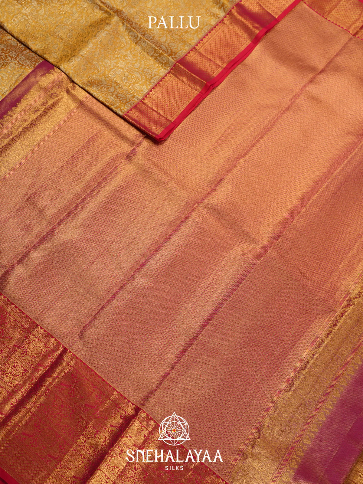 Yellow Kanjivaram Silk Saree