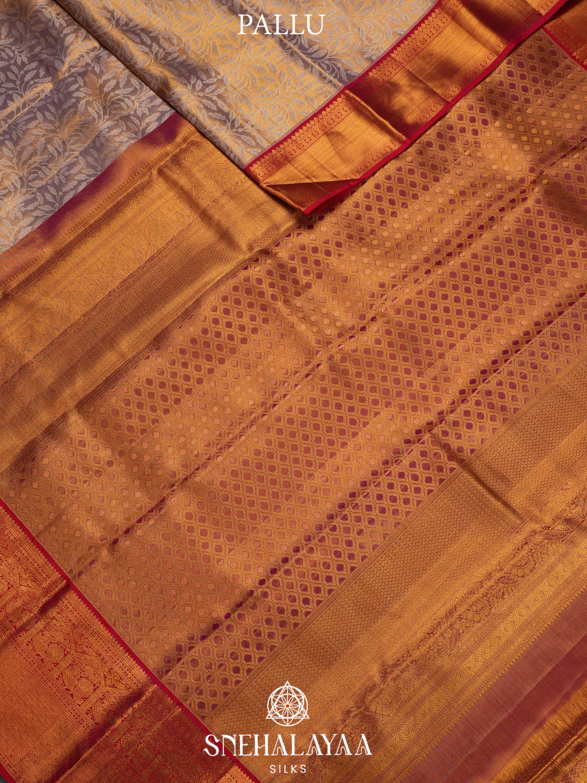 Bronze Kanjivaram Silk Saree