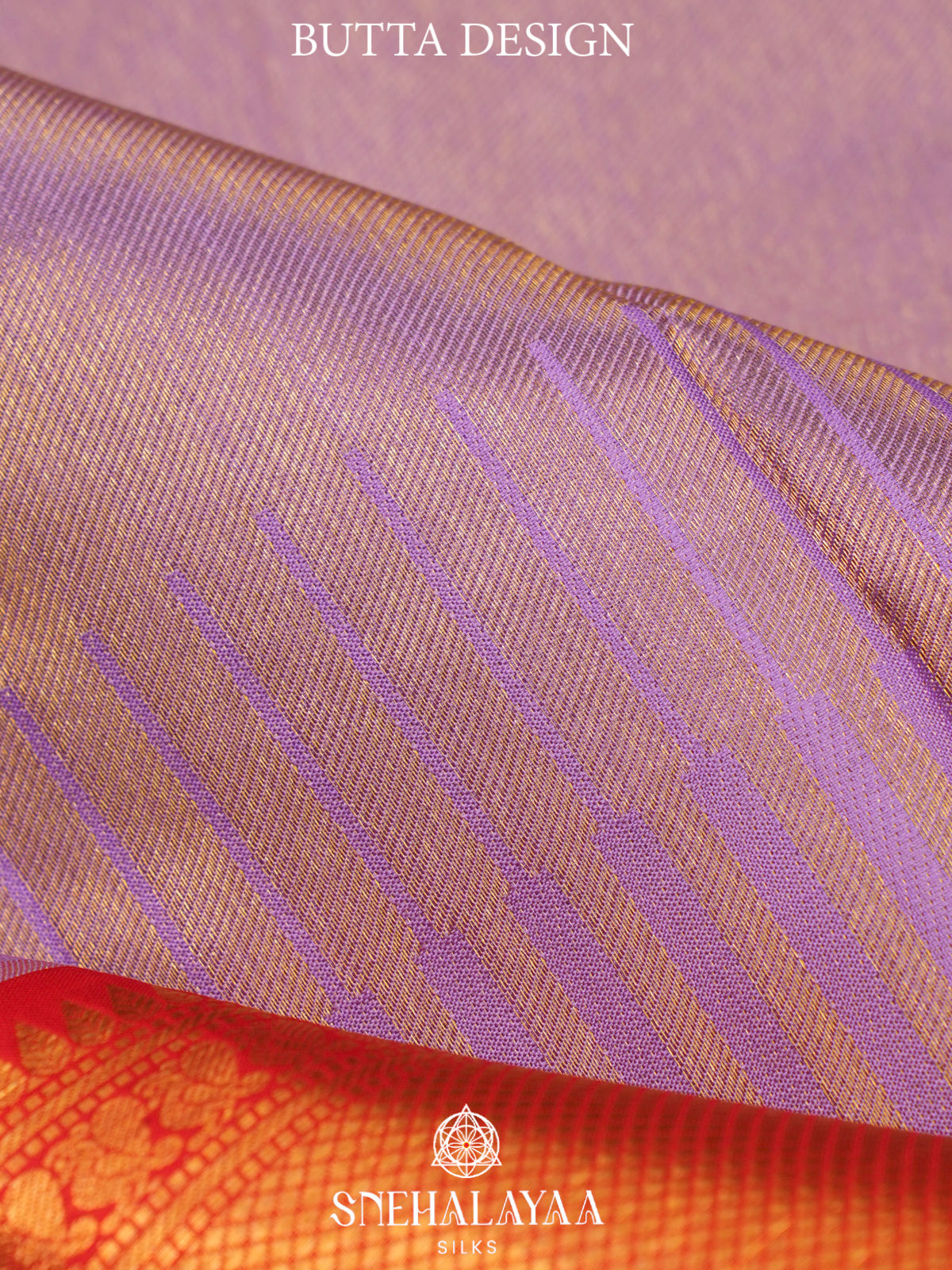 Lilac Kanjivaram Silk Saree