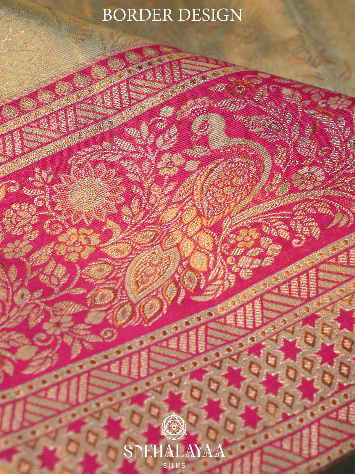Pale Green Kanjivaram Silk Saree