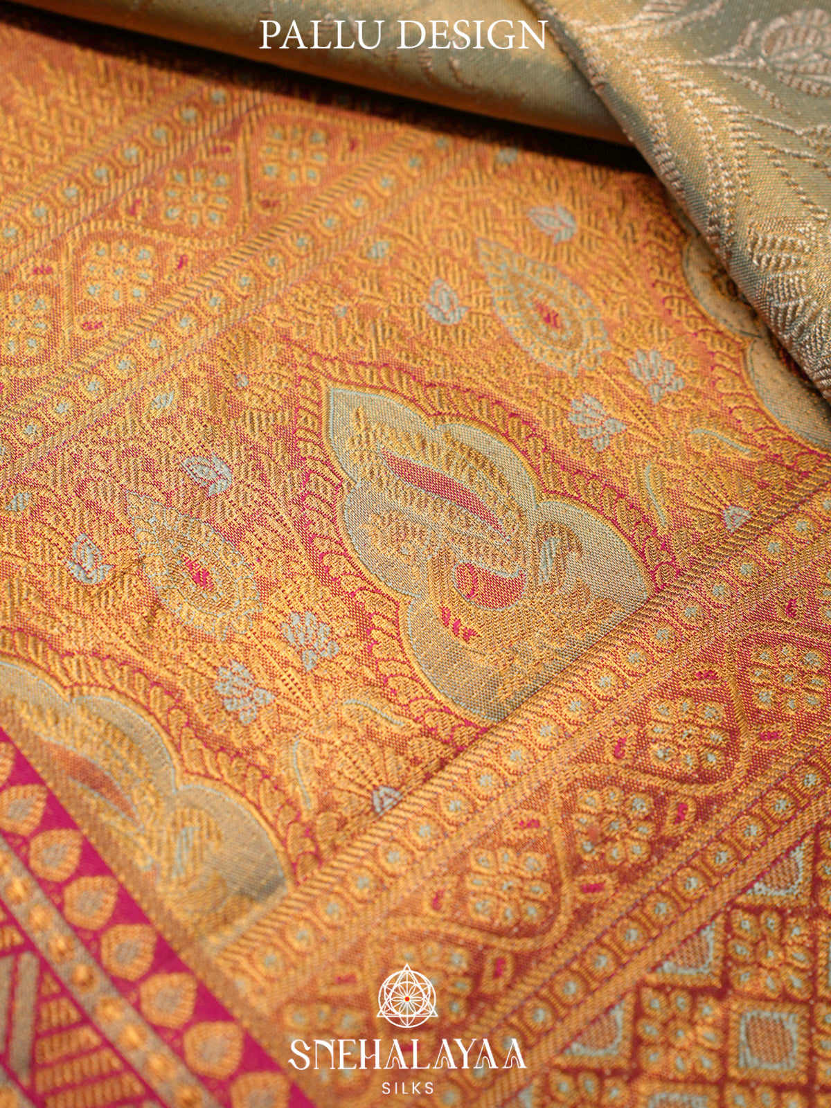 Pale Green Kanjivaram Silk Saree