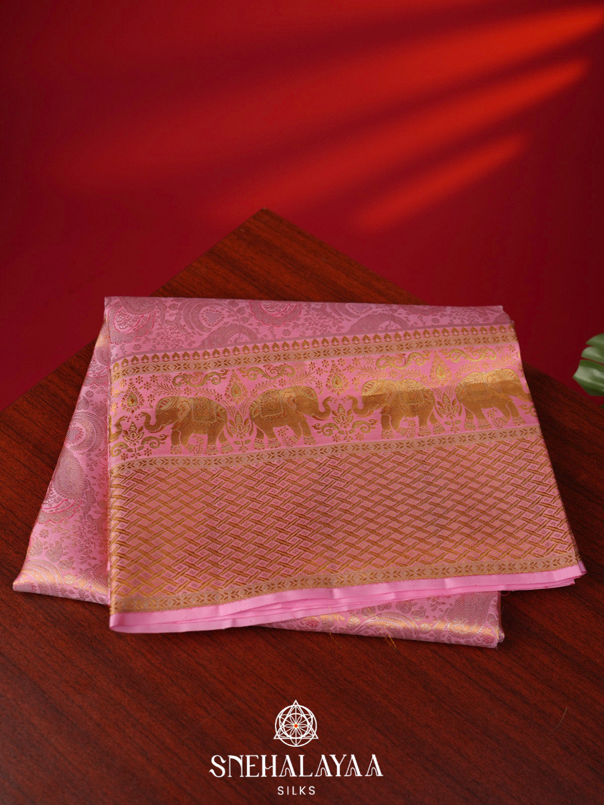 Pink Kanjivaram Silk Saree