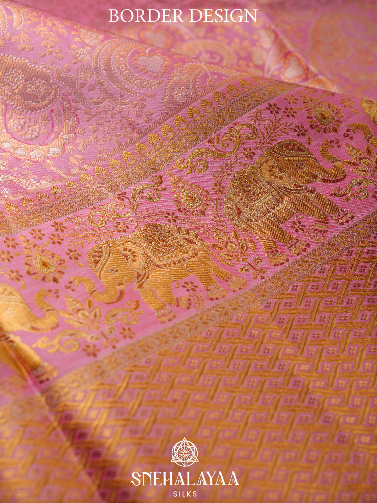 Pink Kanjivaram Silk Saree