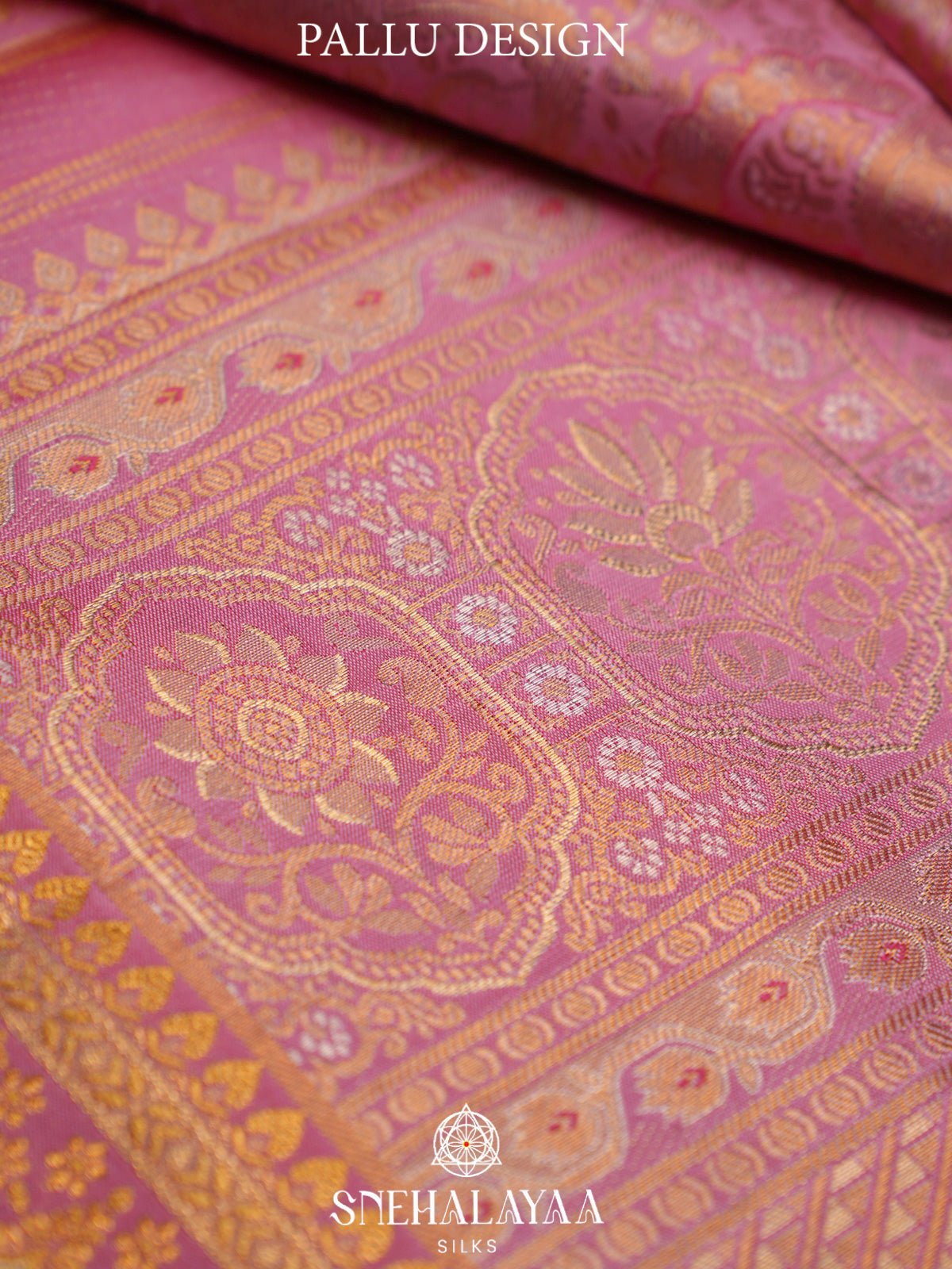 Pink Kanjivaram Silk Saree