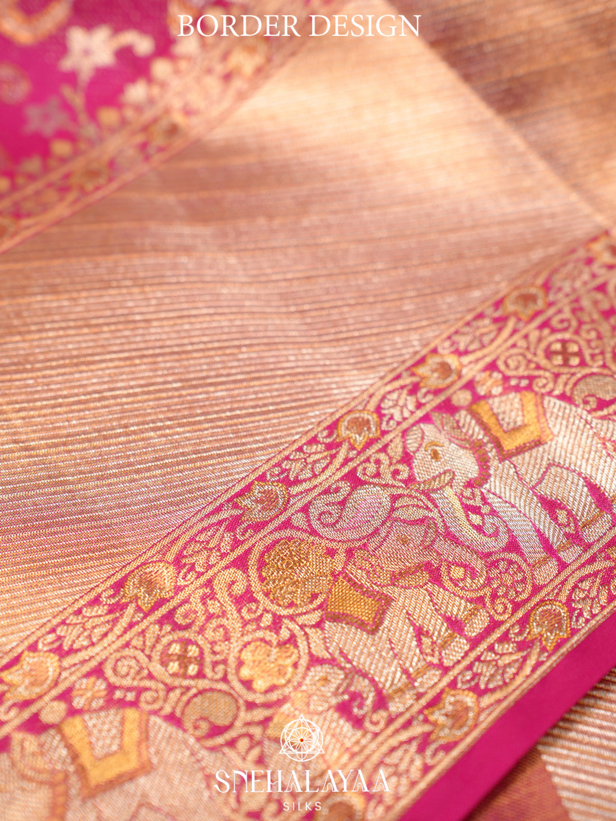 Pink Kanjivaram Silk Saree