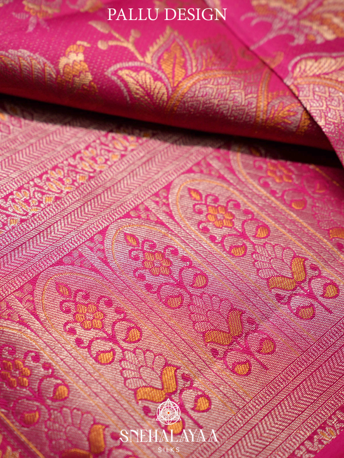 Pink Kanjivaram Silk Saree