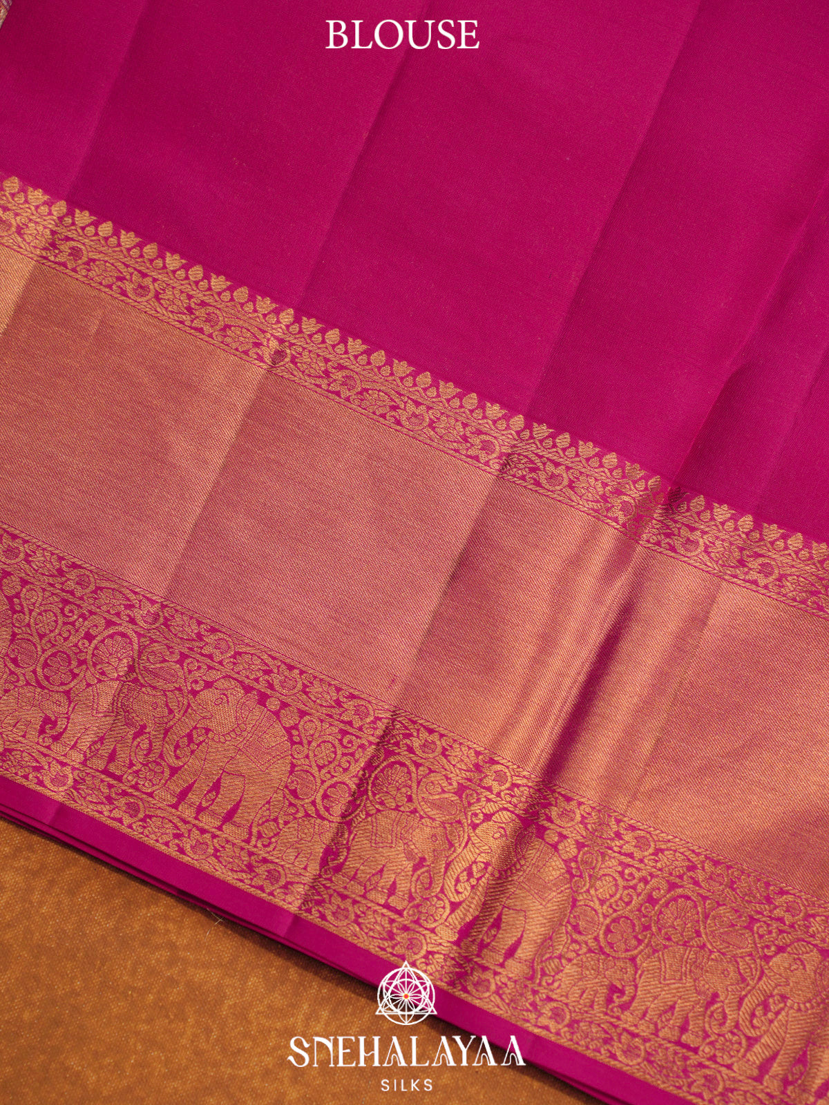 Pink Kanjivaram Silk Saree
