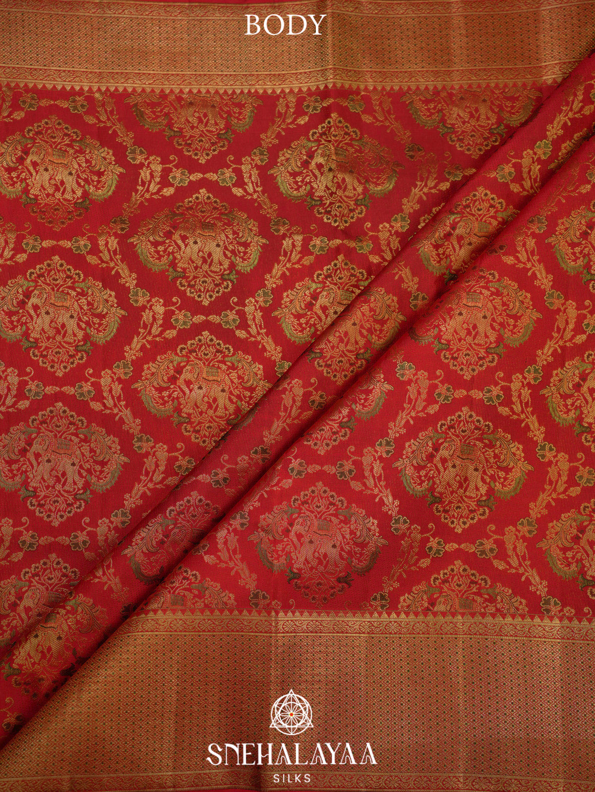 Red Kanjivaram Silk Saree