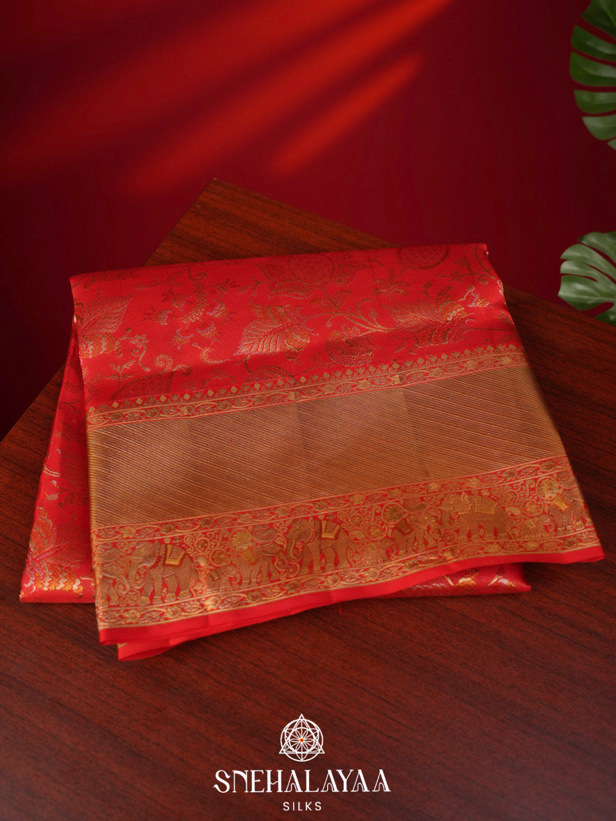 Red Kanjivaram Silk Saree