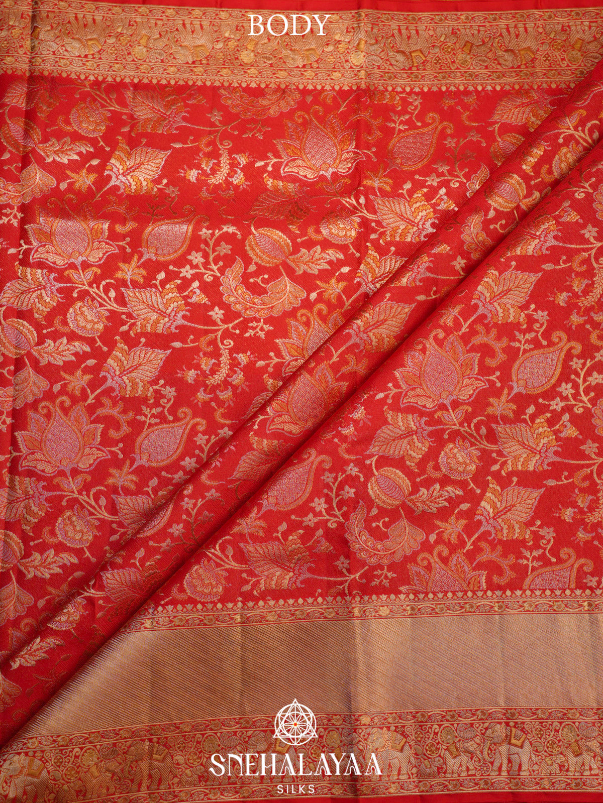 Red Kanjivaram Silk Saree